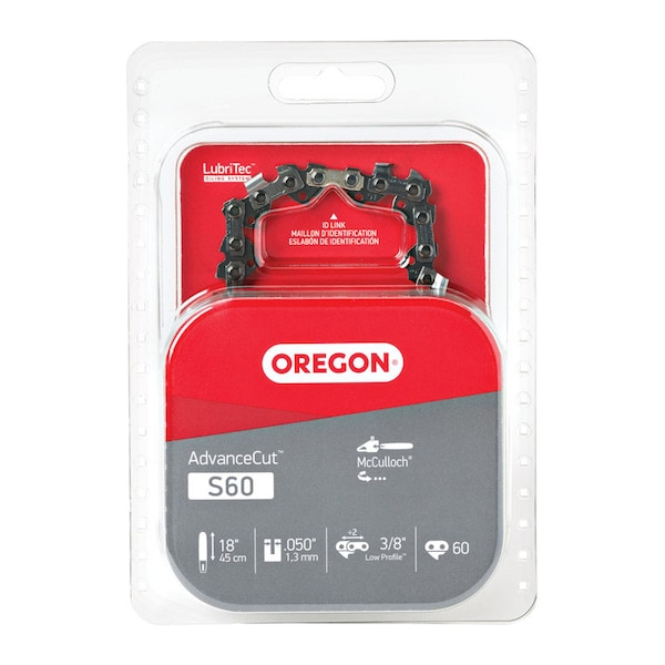 Oregon Oregon AdvanceCut S60 18 in. Chainsaw Chain 60 links S60 - main